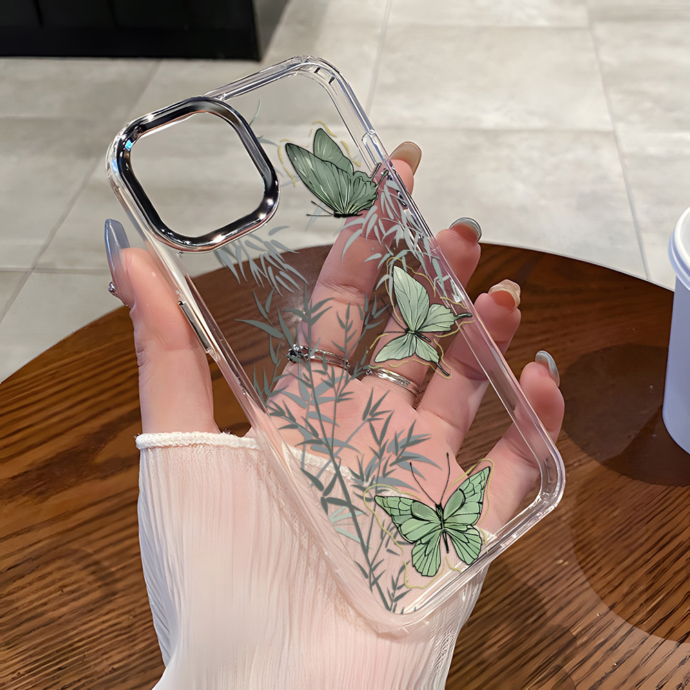 Phone Cases Galaxy A16 5G - Silikon Kelebek Kılıf Samsung A56 5G