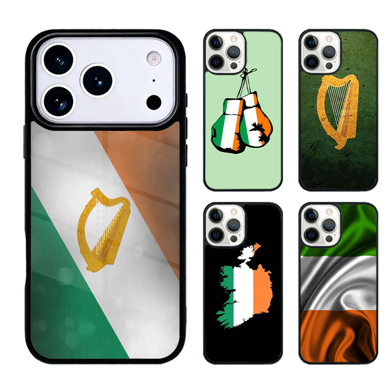 Phone Cases Ireland - İrlanda Pasaportu ve İrlanda Bayrağı Desenli