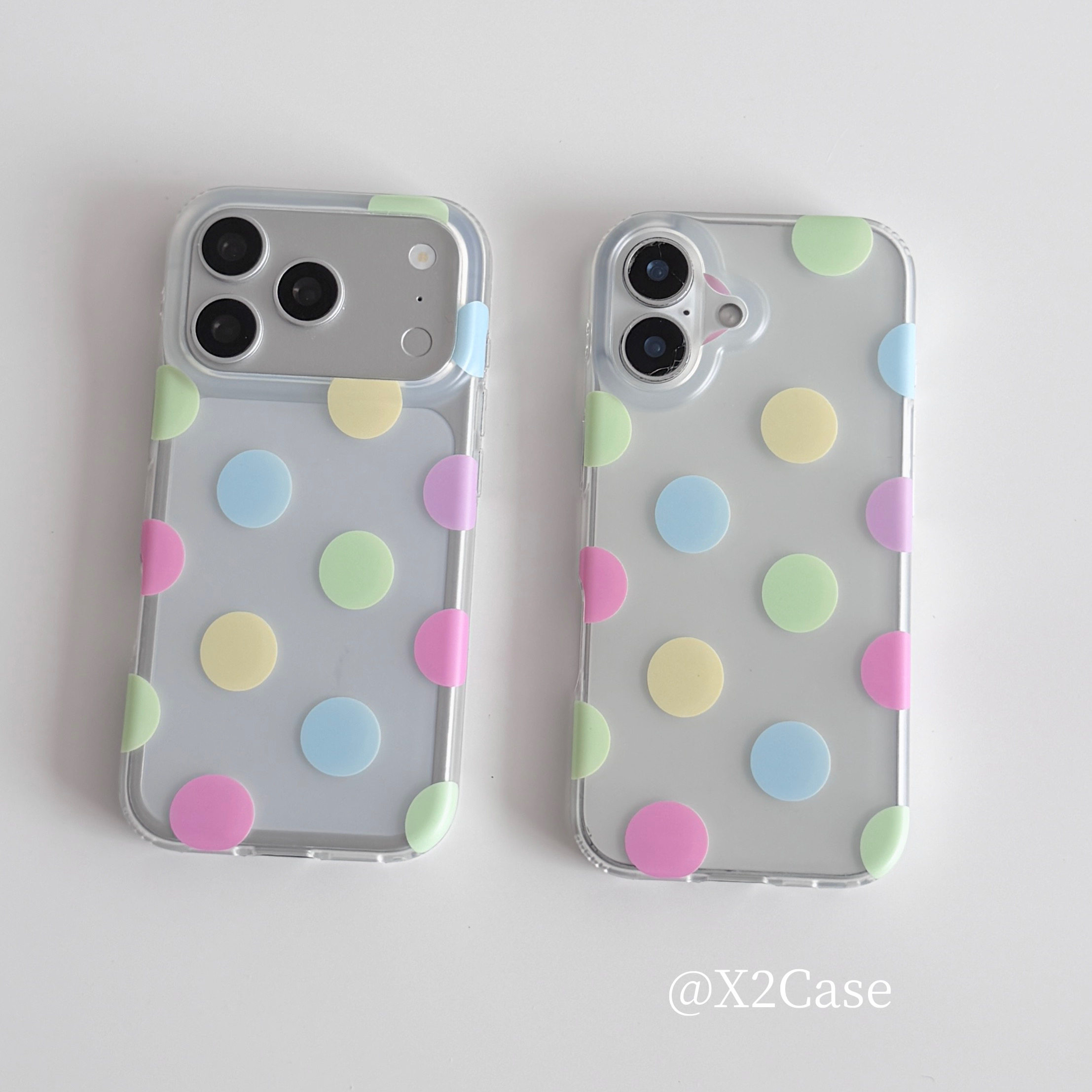 Phone Cases Xr Iphone - Korea Ins Renkli Puantiyeli Mat Telefon