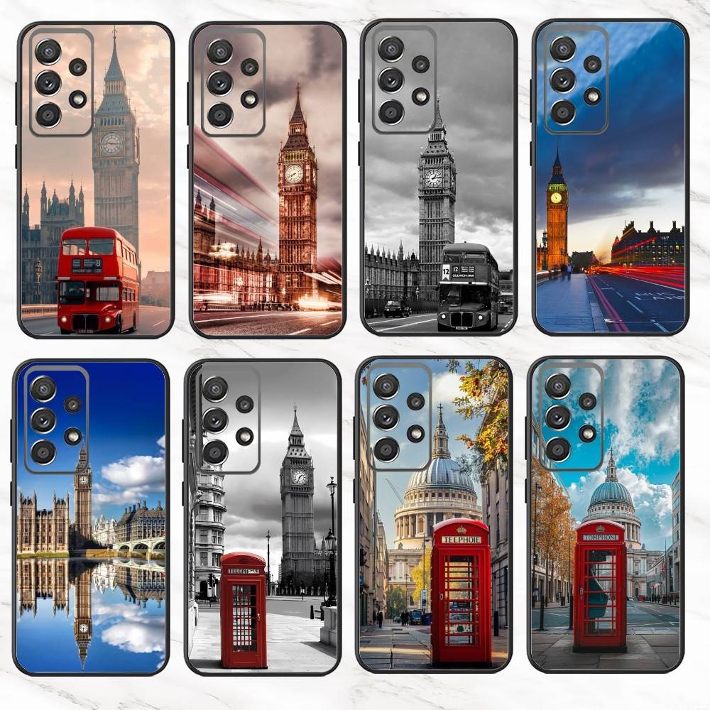 Phone Cases London - L-London Bus İngiltere Big Ben Telefon
