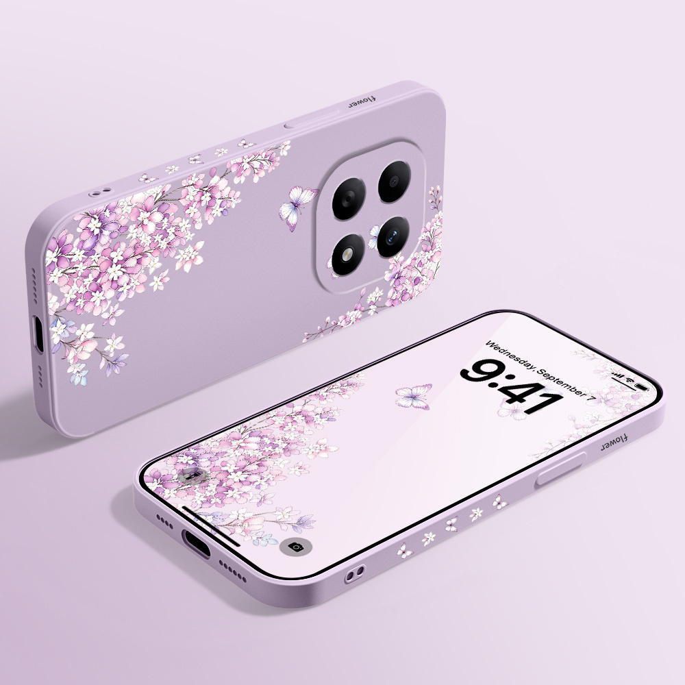 Mor Çiçekli Telefon Kılıfı Xia - Phone Cases Xiaomi 15 incelemesi ve fiyatı