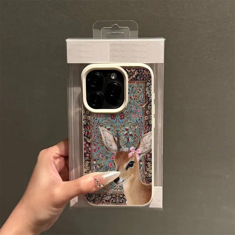 Vintage Geyikli Lichee Desenli - Phone Cases Xiaomi 15 incelemesi ve fiyatı