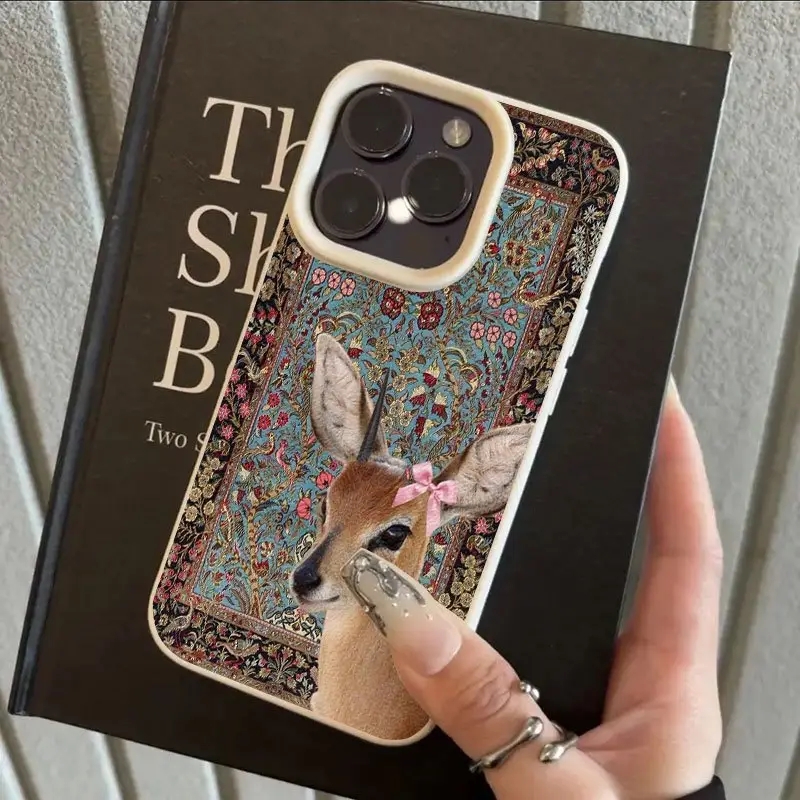 Vintage Geyikli Lichee Desenli - Phone Cases Xiaomi 15 incelemesi ve fiyatı