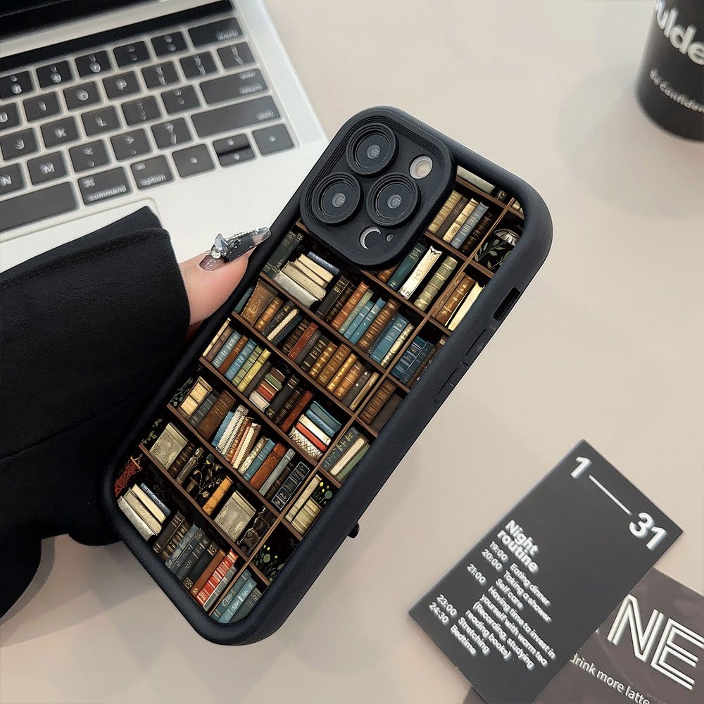 Kitaplık Desenli Yaratıcı Tele - Phone Cases Xr Iphone incelemesi ve fiyatı