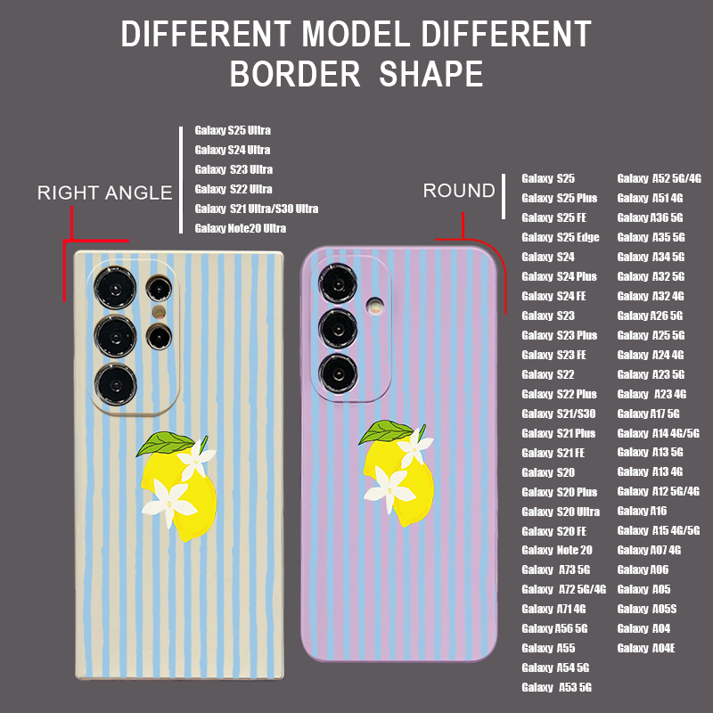 Çizgili Limon Baskılı TPU Tele - Phone Cases Galaxy A16 5G incelemesi ve fiyatı