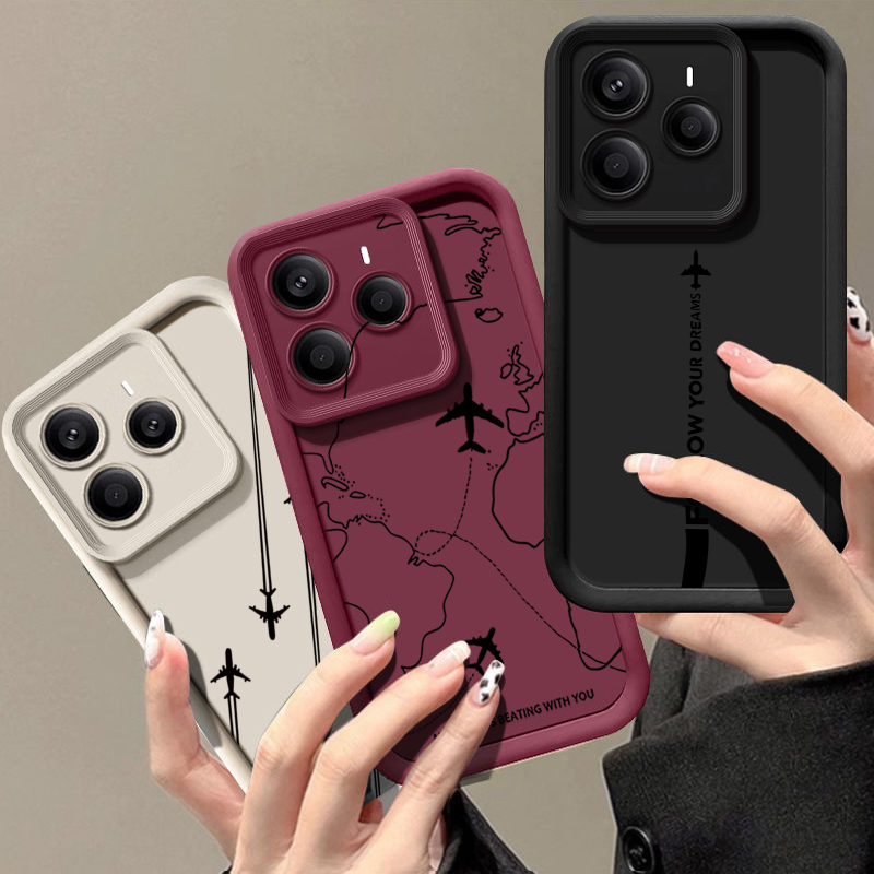 Uçak Rota Desenli TPU Telefon  - Phone Cases Xiaomi 15 incelemesi ve fiyatı